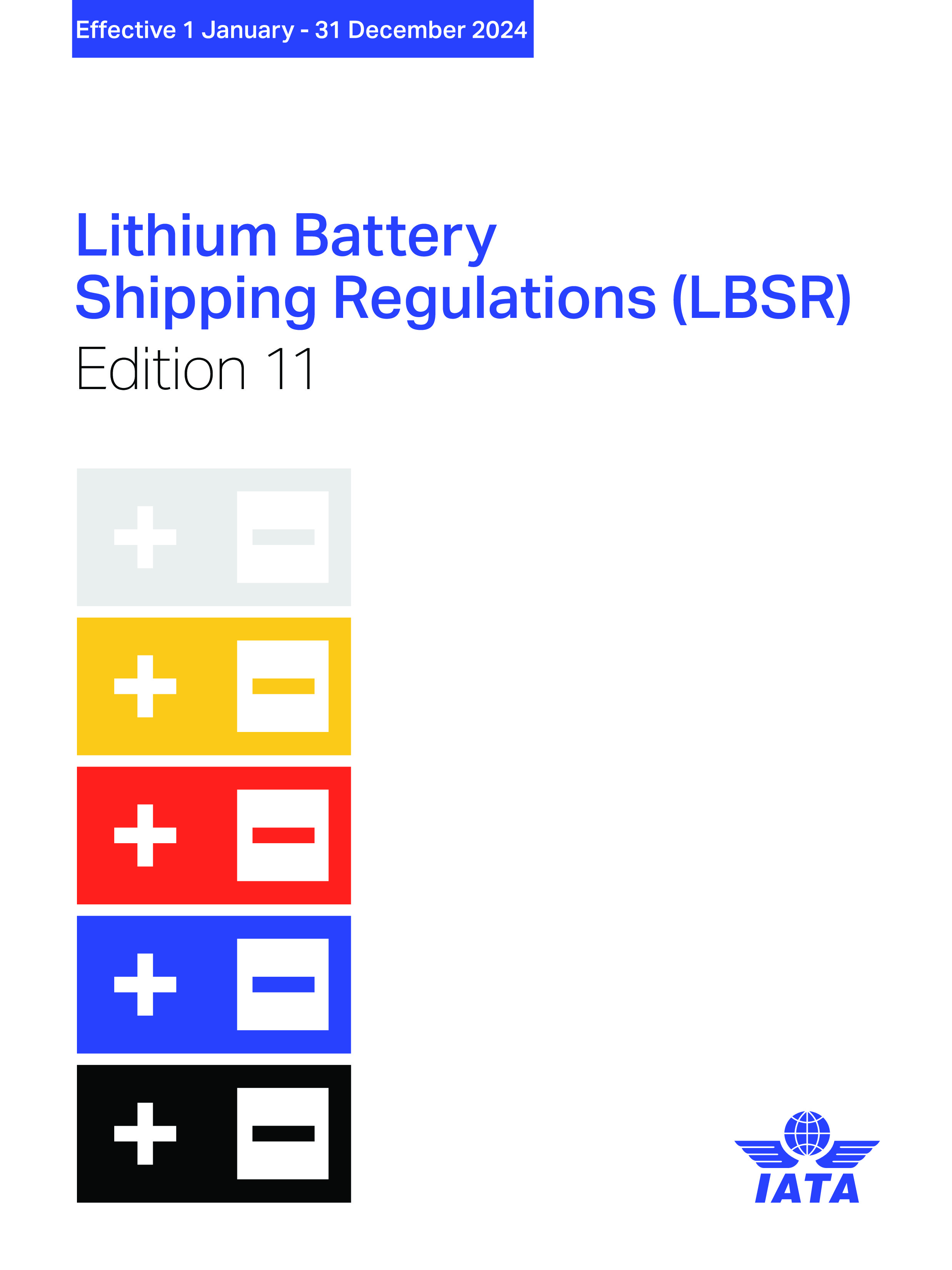 2024 Lithium Baterry Shipping Regulations (Digital) 11th Ed